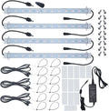 4 pcs 16 Inches LED Grow Light Strips with Extension Cables C96045