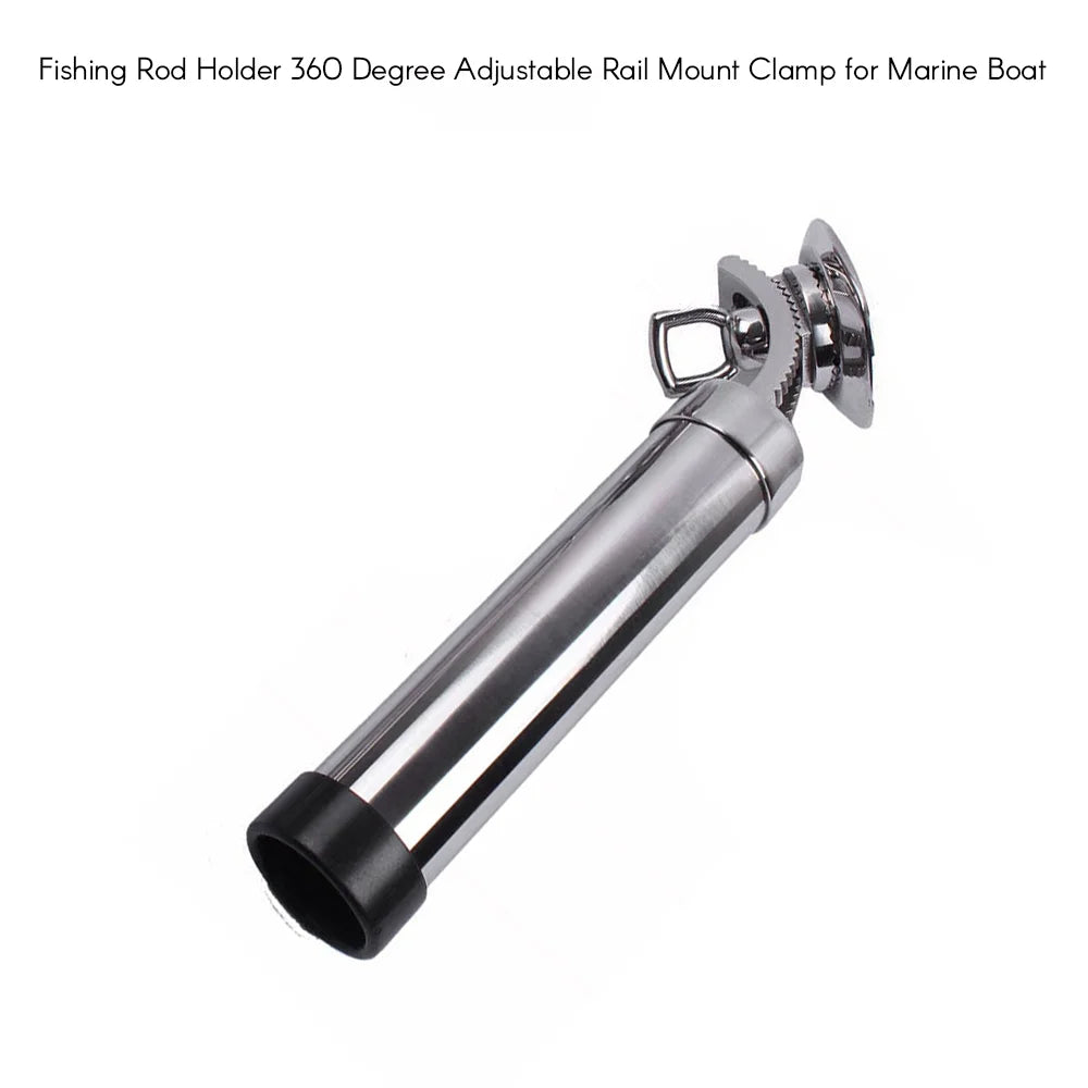 Stainless Steel Rail Mount Rod Holder N285337