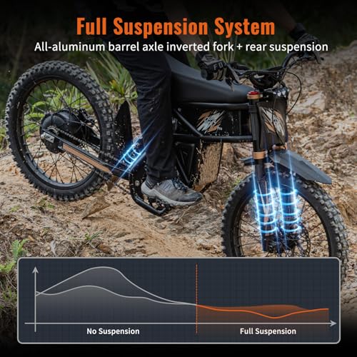2500W Electric Dirt Bike with Removable Batteries E9192