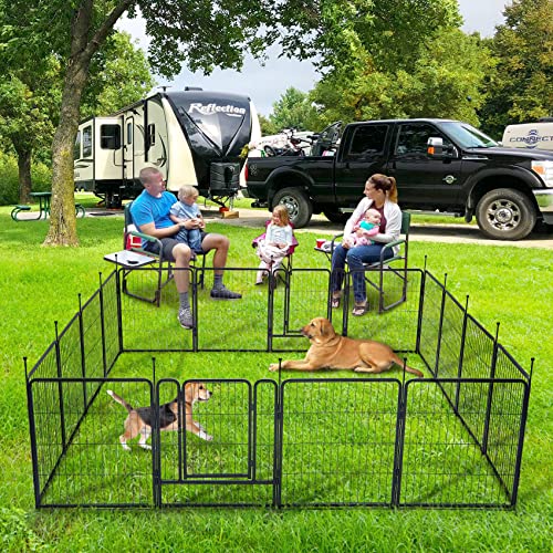 40" Height 16 Panels Dog Playpen F86004