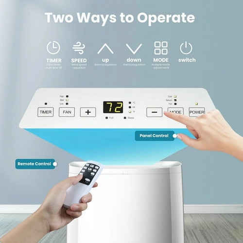 10200BTU Portable Air Conditioner White 3 in 1 Q54995
