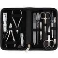 Manicure Pedicure Kit Set with Genuine Leather Case Y857598