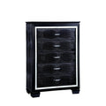 Black Contemporary Style Chest of Drawers A87569