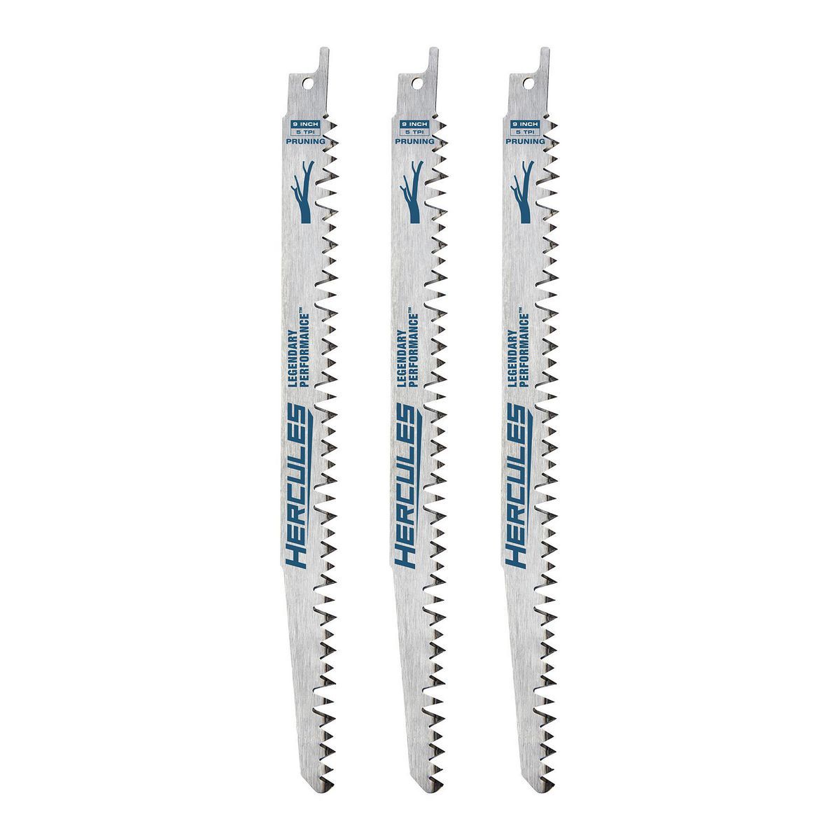 9 in. 5 TPI Reciprocating Saw Pruning Blades 3-Pack M282672