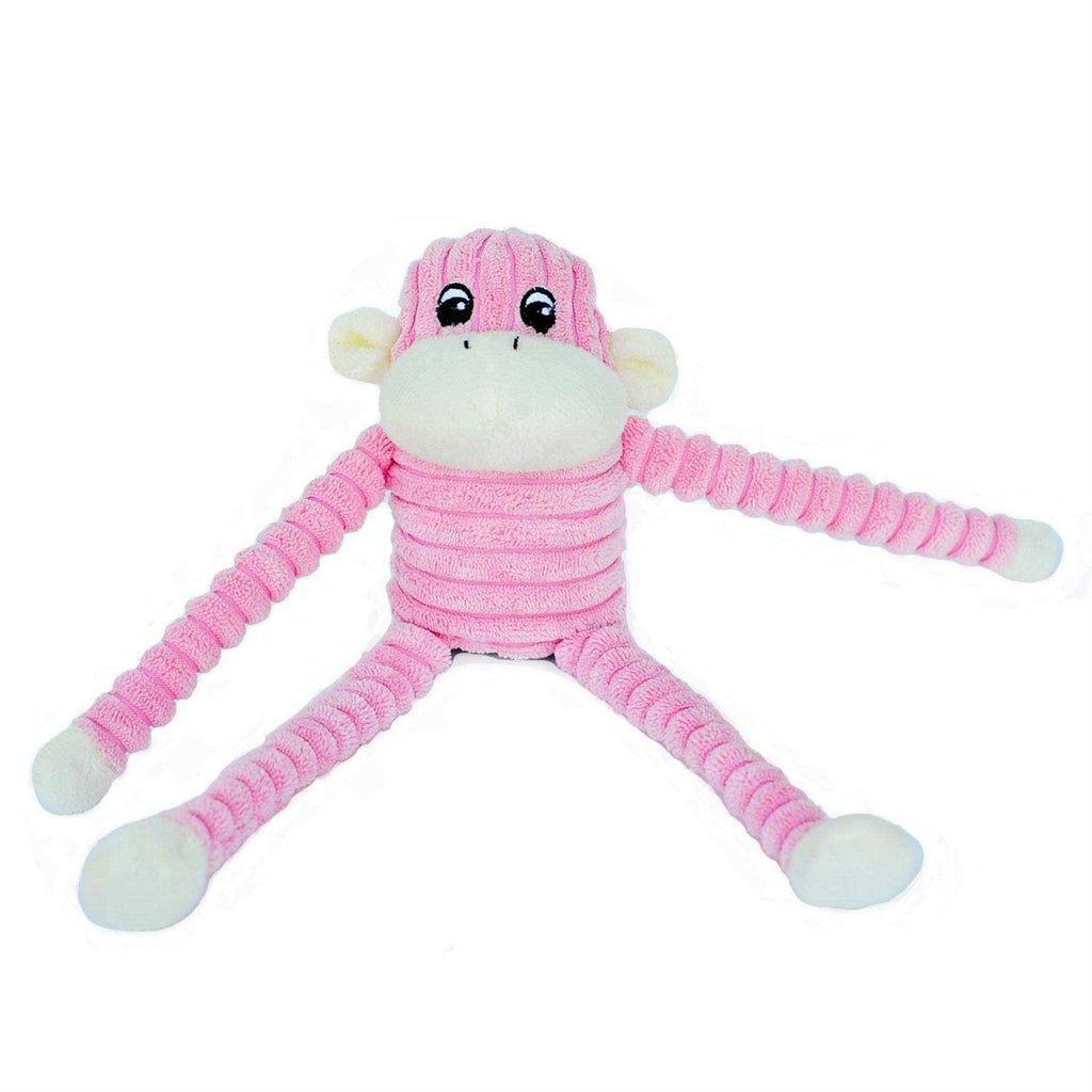 Crinkle Monkey Dog Toy Q469
