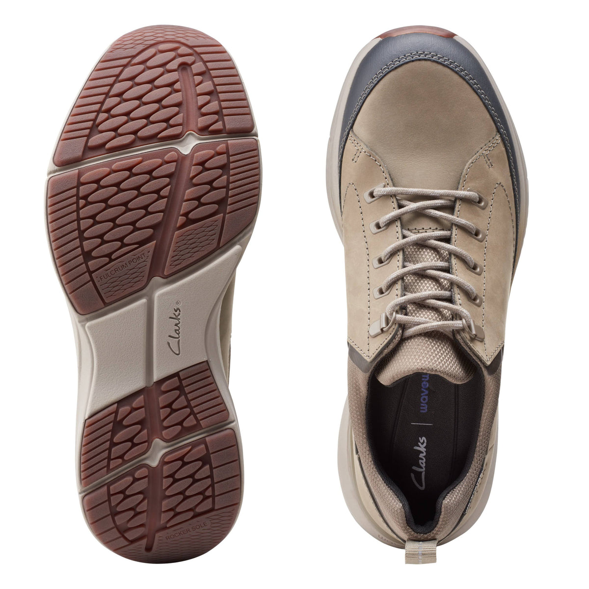 Sage Nubuck Clarks Wave 2.0 Vibe Shoes X115458
