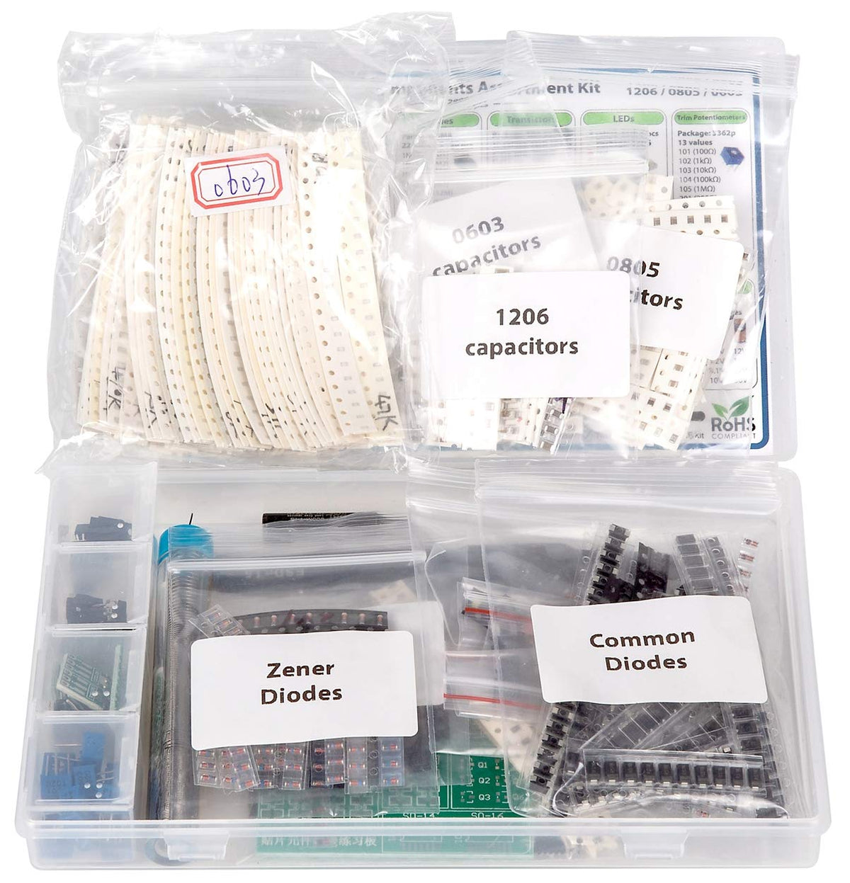 2900 pcs SMD Component Assortment Kit V177