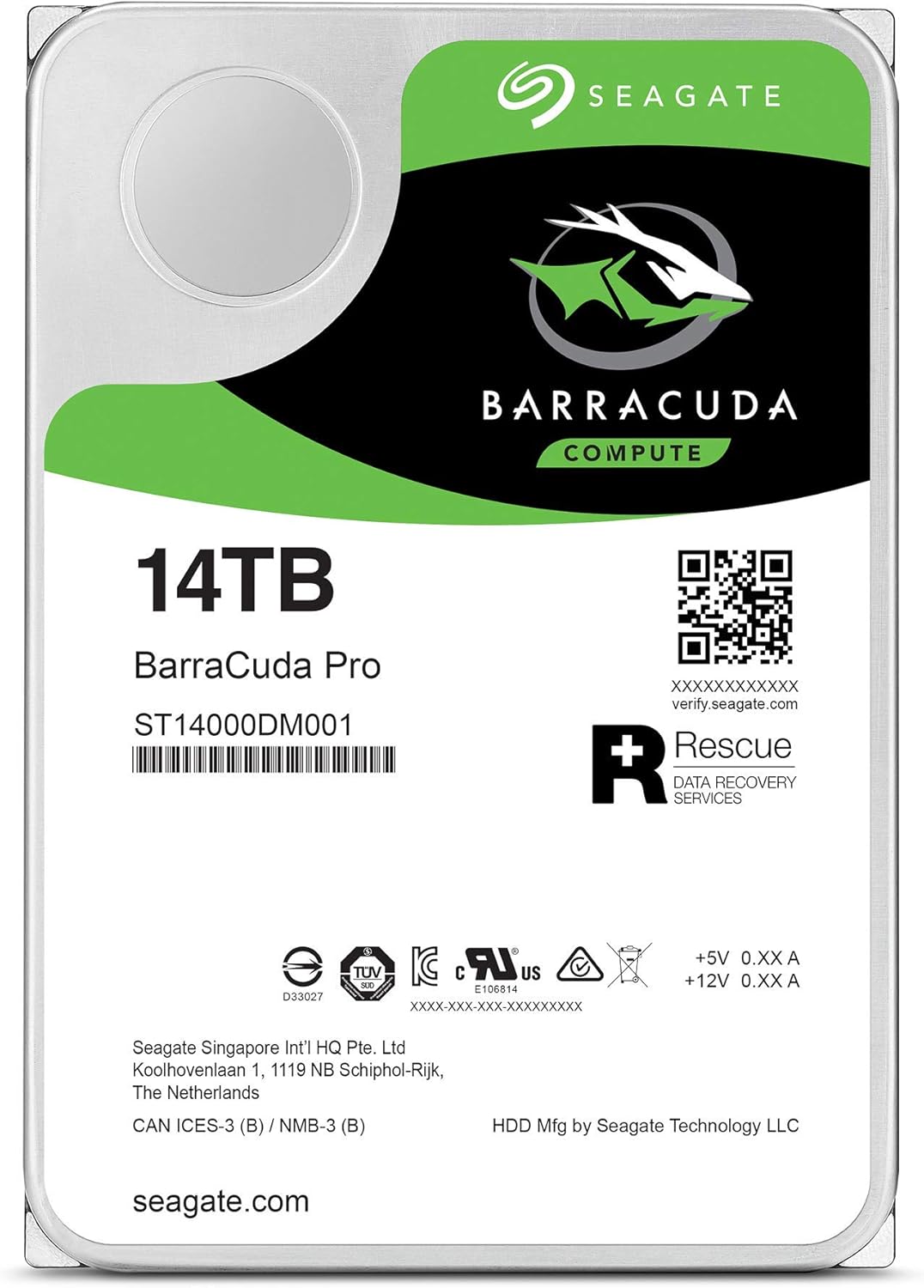 14TB 3.5 Inch SATA Internal Hard Drive B530