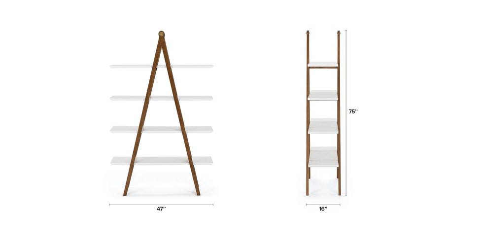 Solid Wood A-Frame Shelf R49371