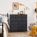 Black Gray 12 Drawer Dresser Tower Unit R909158