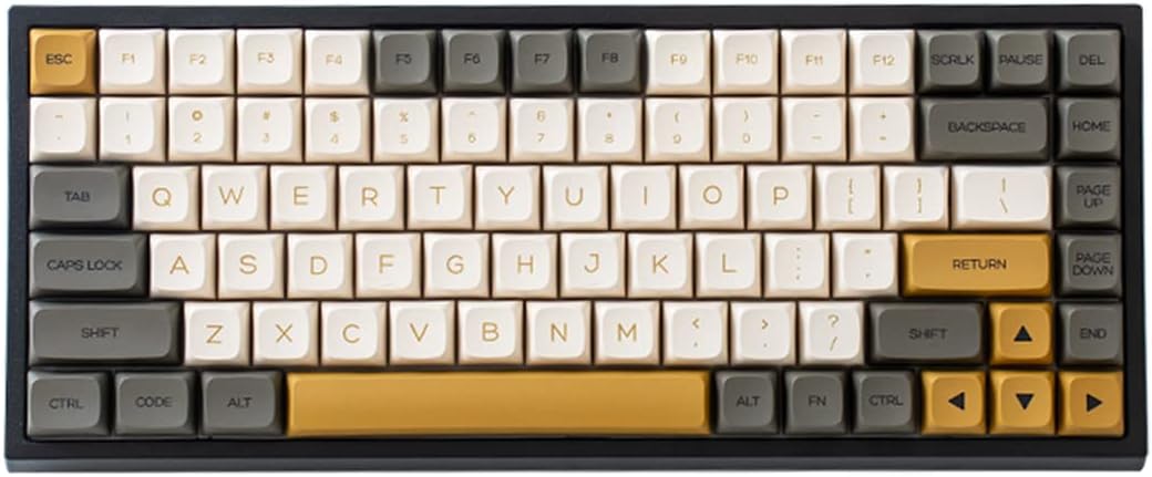 Hot Swappable Mechanical Keyboard 84-Key RGB Backlit Black Z7693