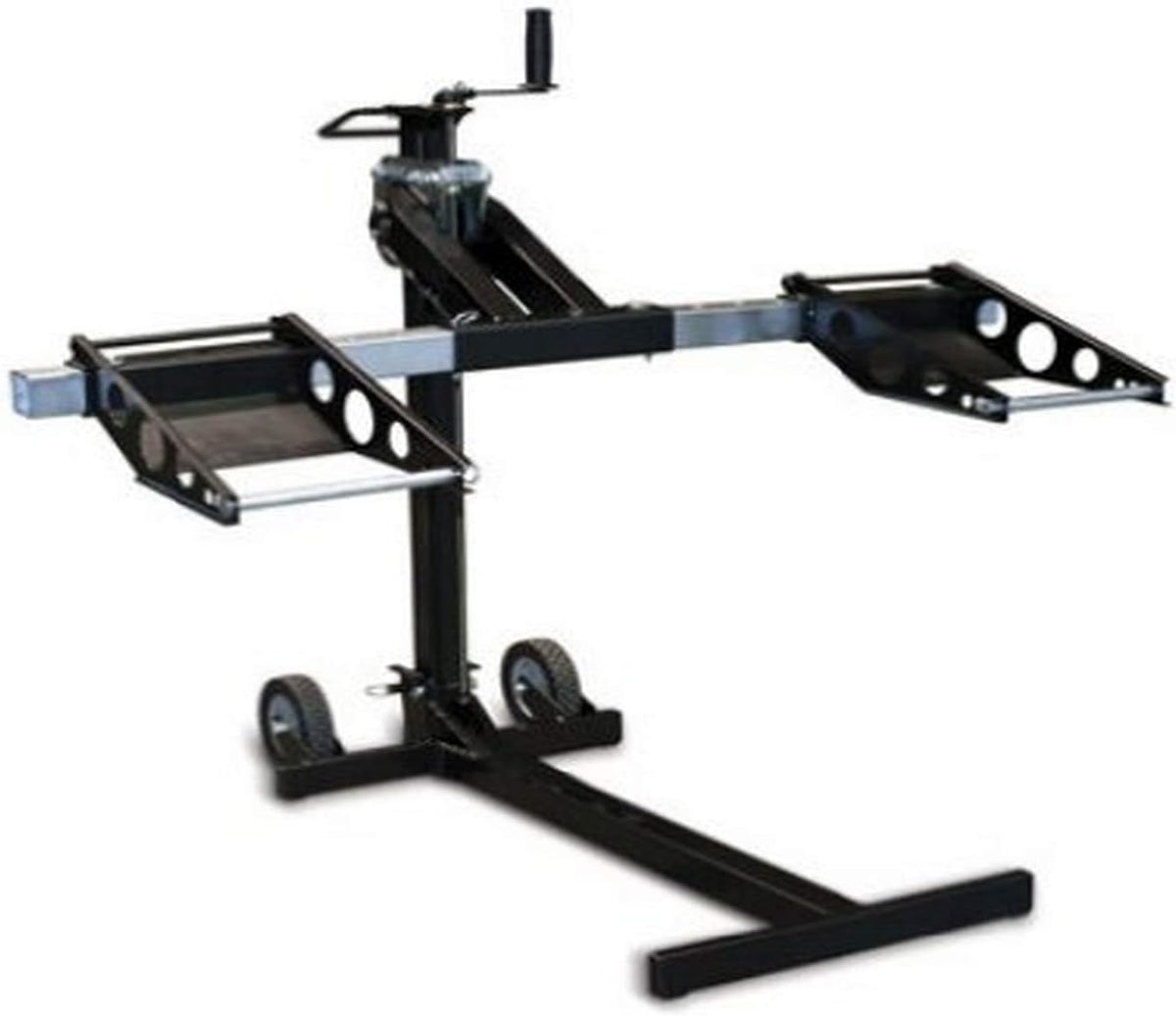 Riding Lawn Mower Lift, 750lb Capacity, Black X48981