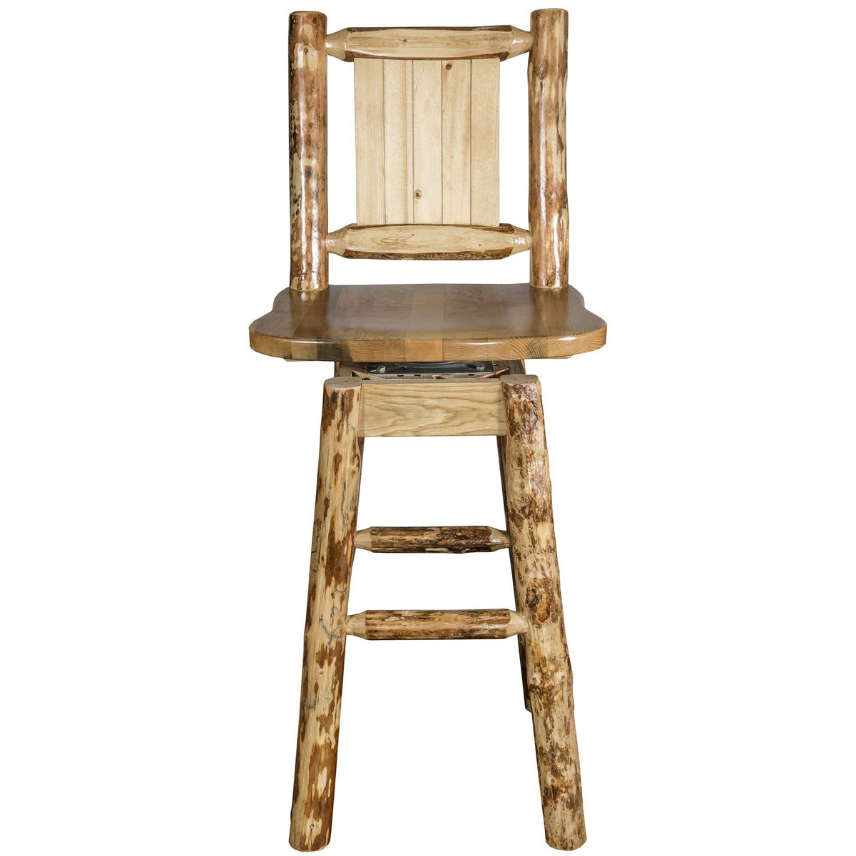 Counter Height Swivel Barstool with Back D3712