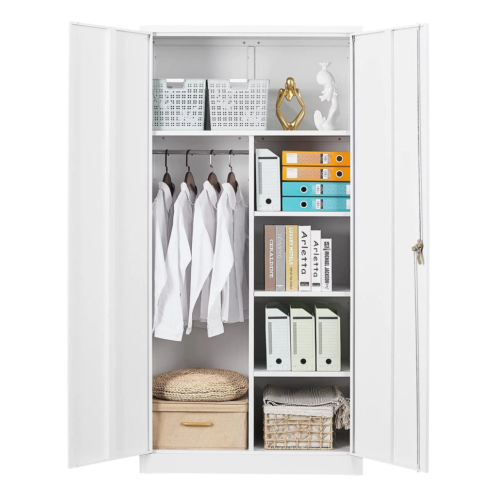 Metal Storage Cabinet with Locking Doors H75678