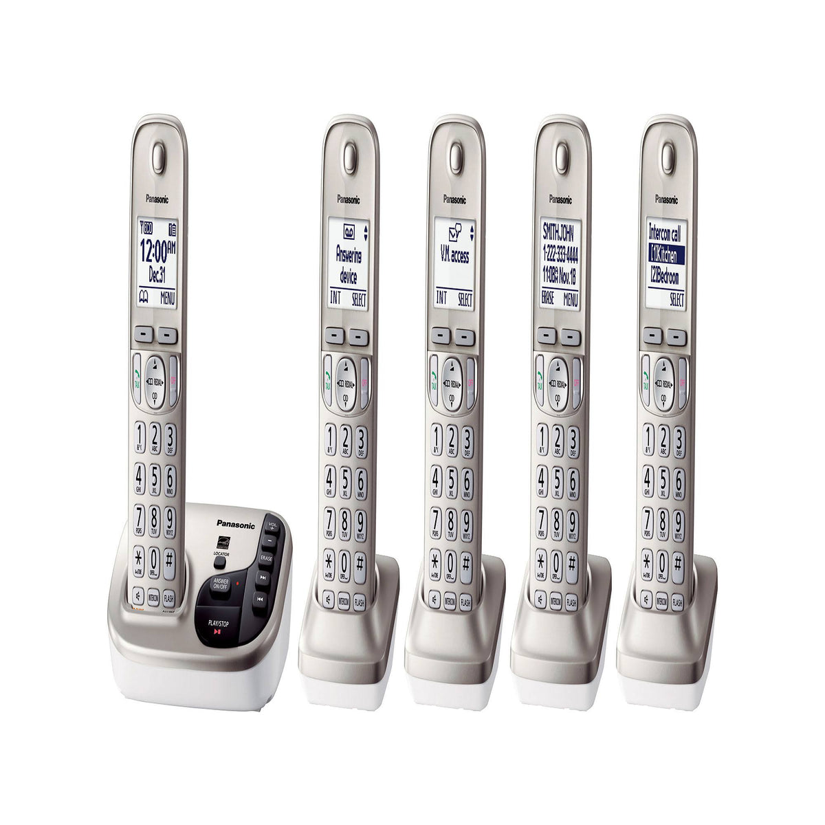 Cordless Phone 5 Handsets O760