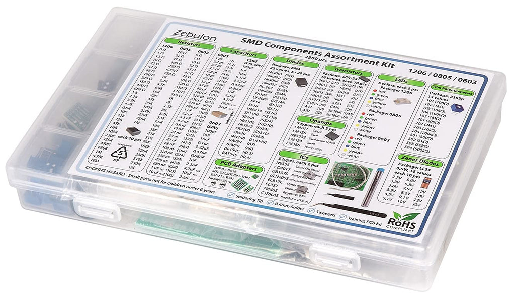 2900 pcs SMD Component Assortment Kit V177