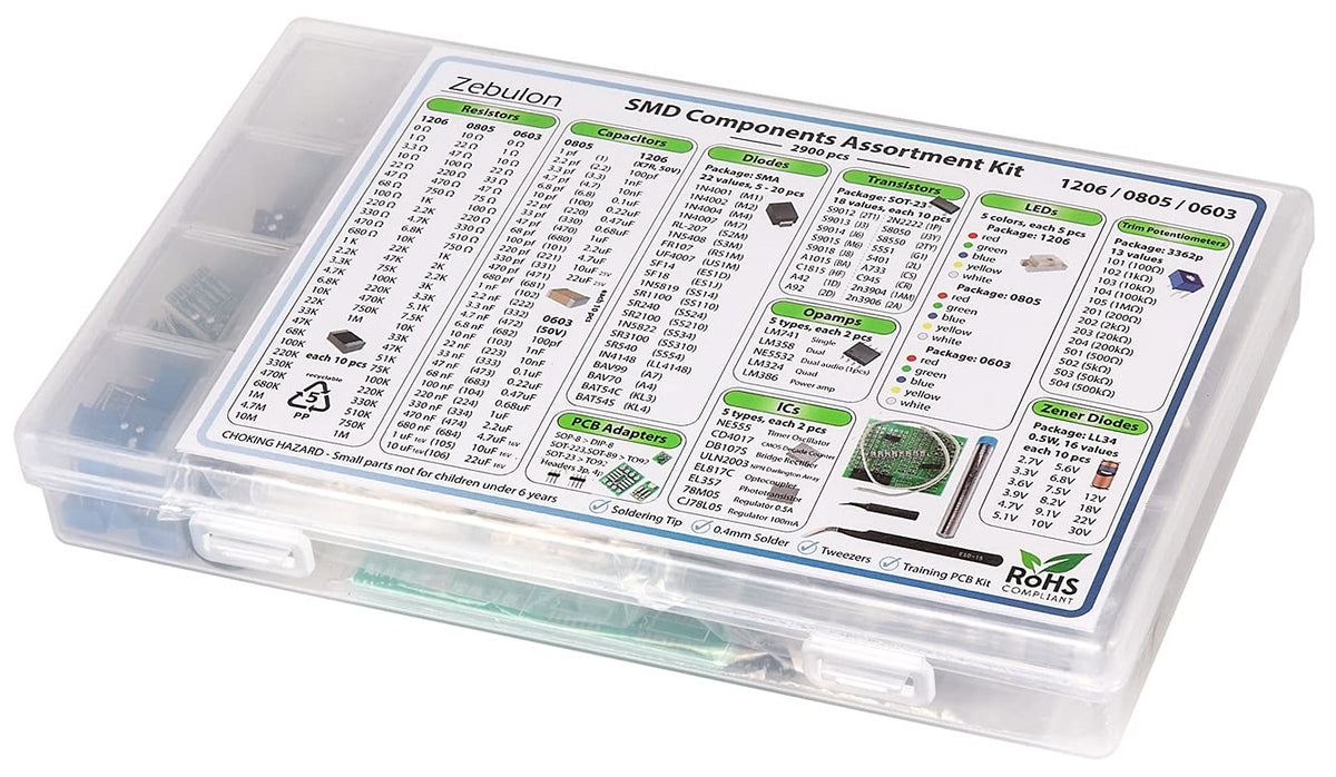 2900 pcs SMD Component Assortment Kit V177