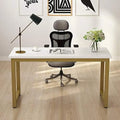 78.7 x 39.4 inch Walnut Black Computer Desk P44404