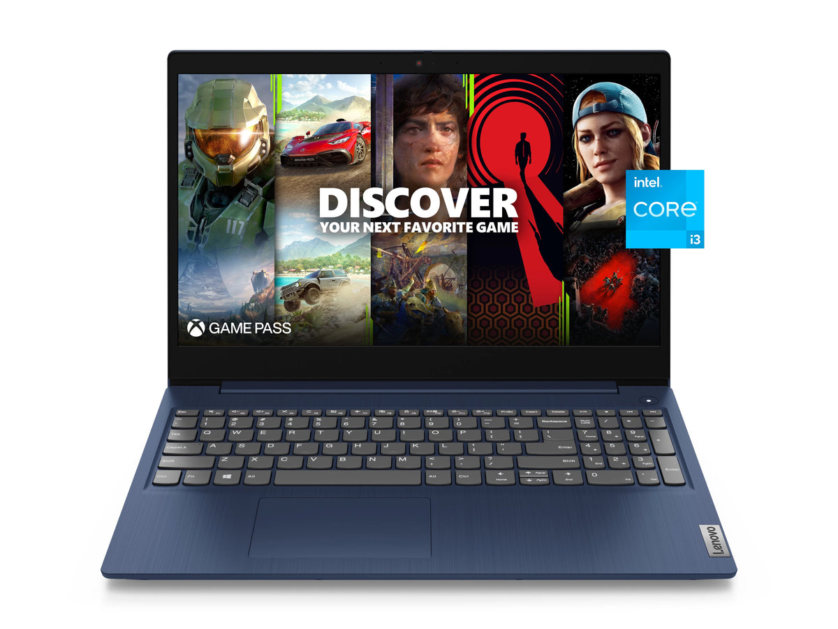 15.6" FHD Laptop, Intel Core i3, 4GB, 128GB SSD, Windows 11, Abyss Blue D45015
