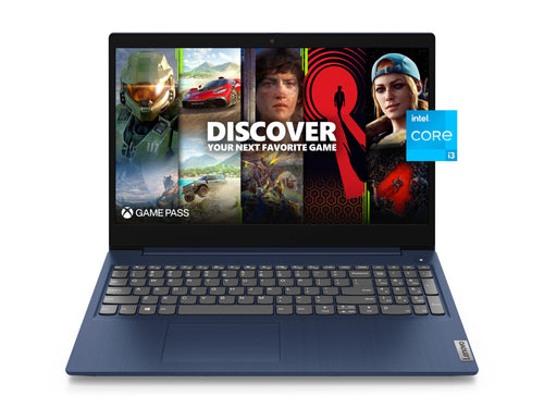 15.6" FHD Laptop, Intel Core i3, 4GB, 128GB SSD, Windows 11, Abyss Blue D45015