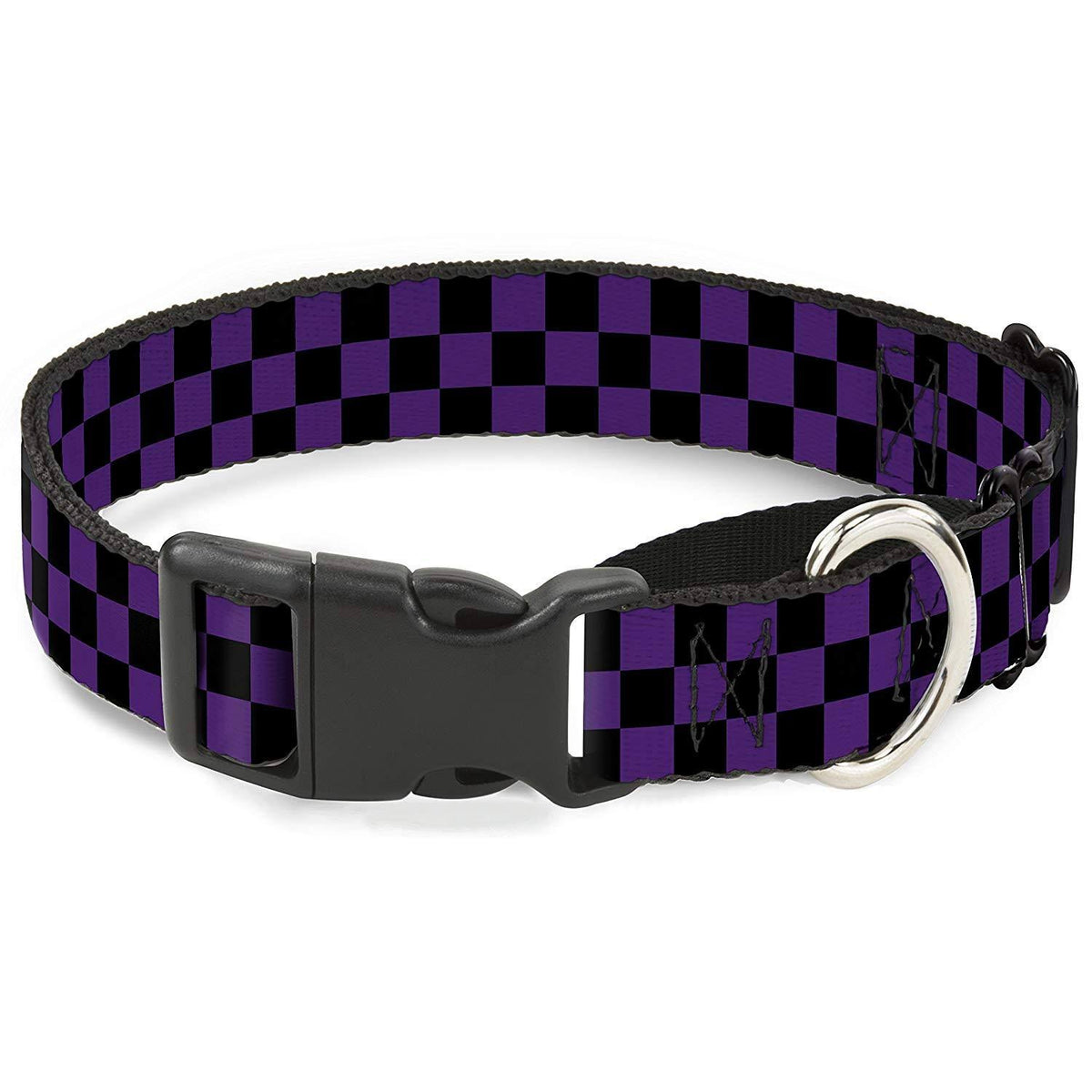 Black Purple Martingale Dog Collar O7229
