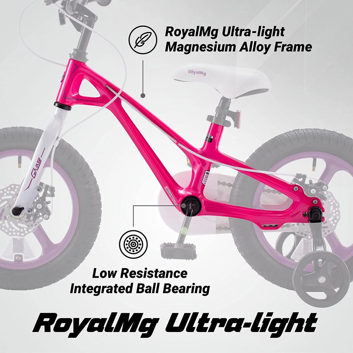 16 In. Kids Bike with Disc Brake and Training Wheel C41822