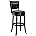 Cappuccino Swivel Stool, 29-Inch, Pack of 2 L585271