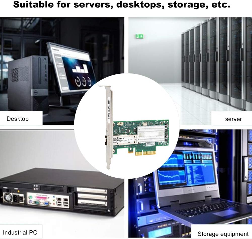10 Gigabit SFP Fiber Optic Network Card X70560