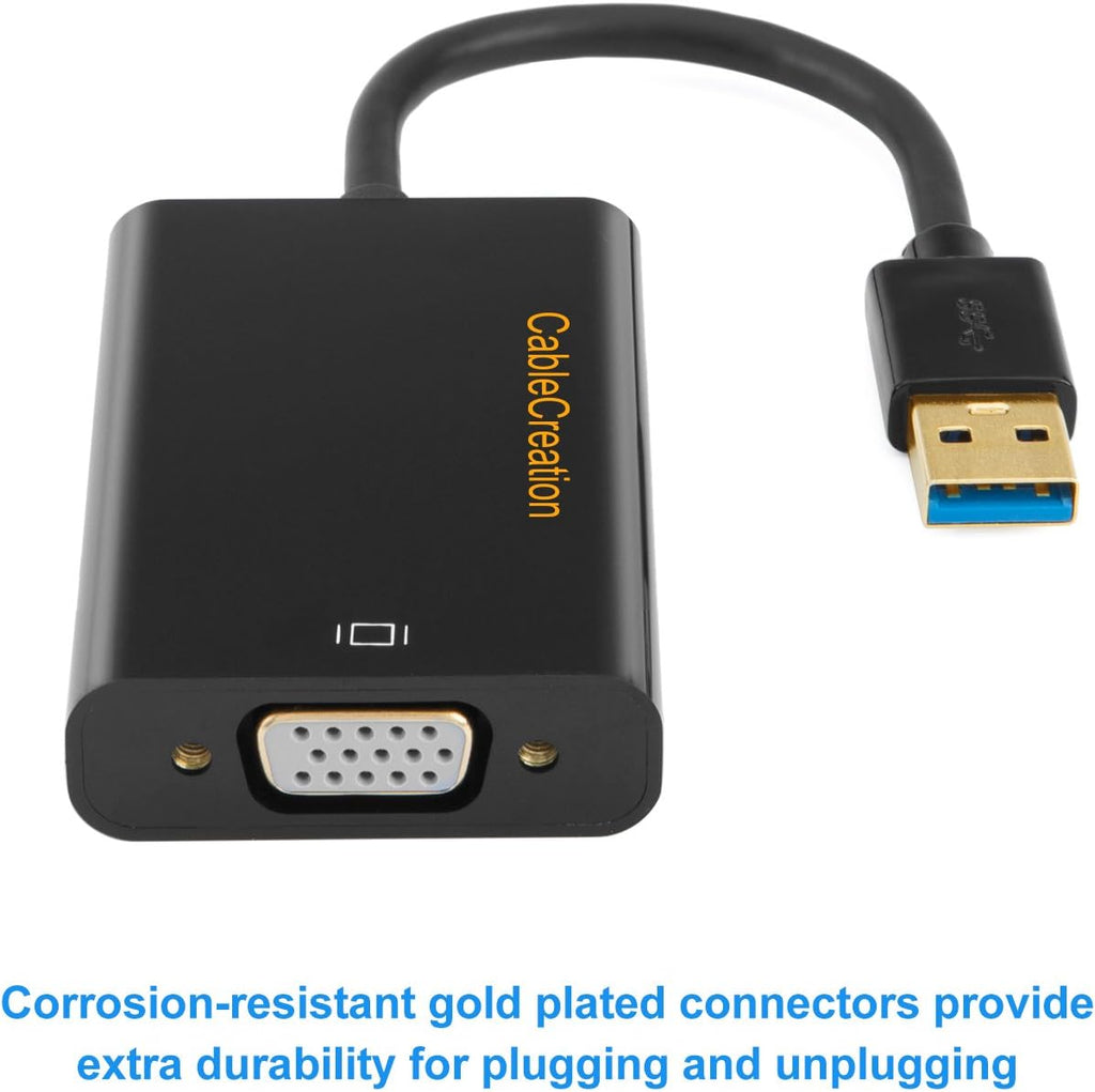 USB 3.0 to VGA Adapter, Black B9997