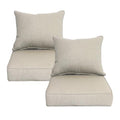 20"x42" Water-Proof Outdoor Dining Cushion Set of 1 with Handles & Ties A480602