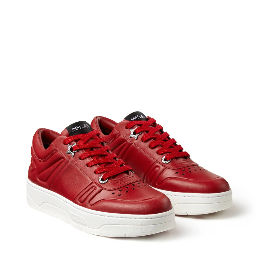 Leather Flatform Trainers V90874