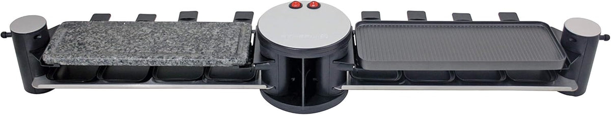 8 Person Swivel Raclette Cast Aluminum Grill M974