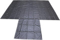 Black 14 Ounce Lumber Tarp with 8 Foot Drop and Flap O21526