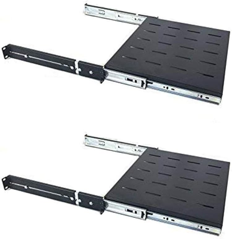 19'' Wide Fixed Shelf for Server Cabinet, 2 Pack Y668015