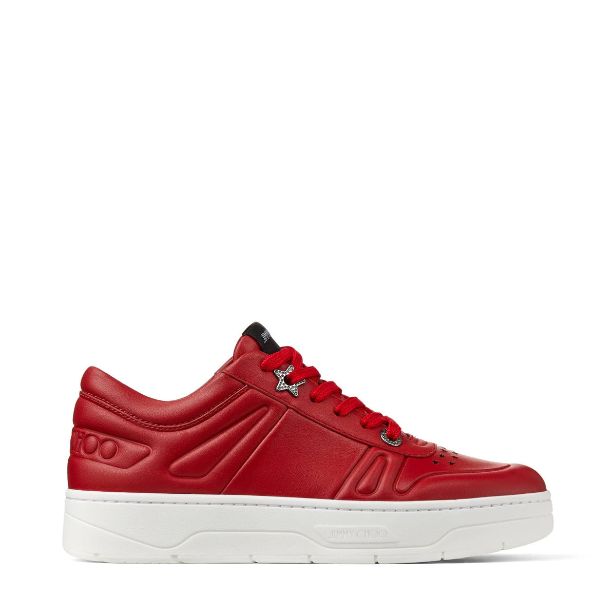 Leather Flatform Trainers V90874