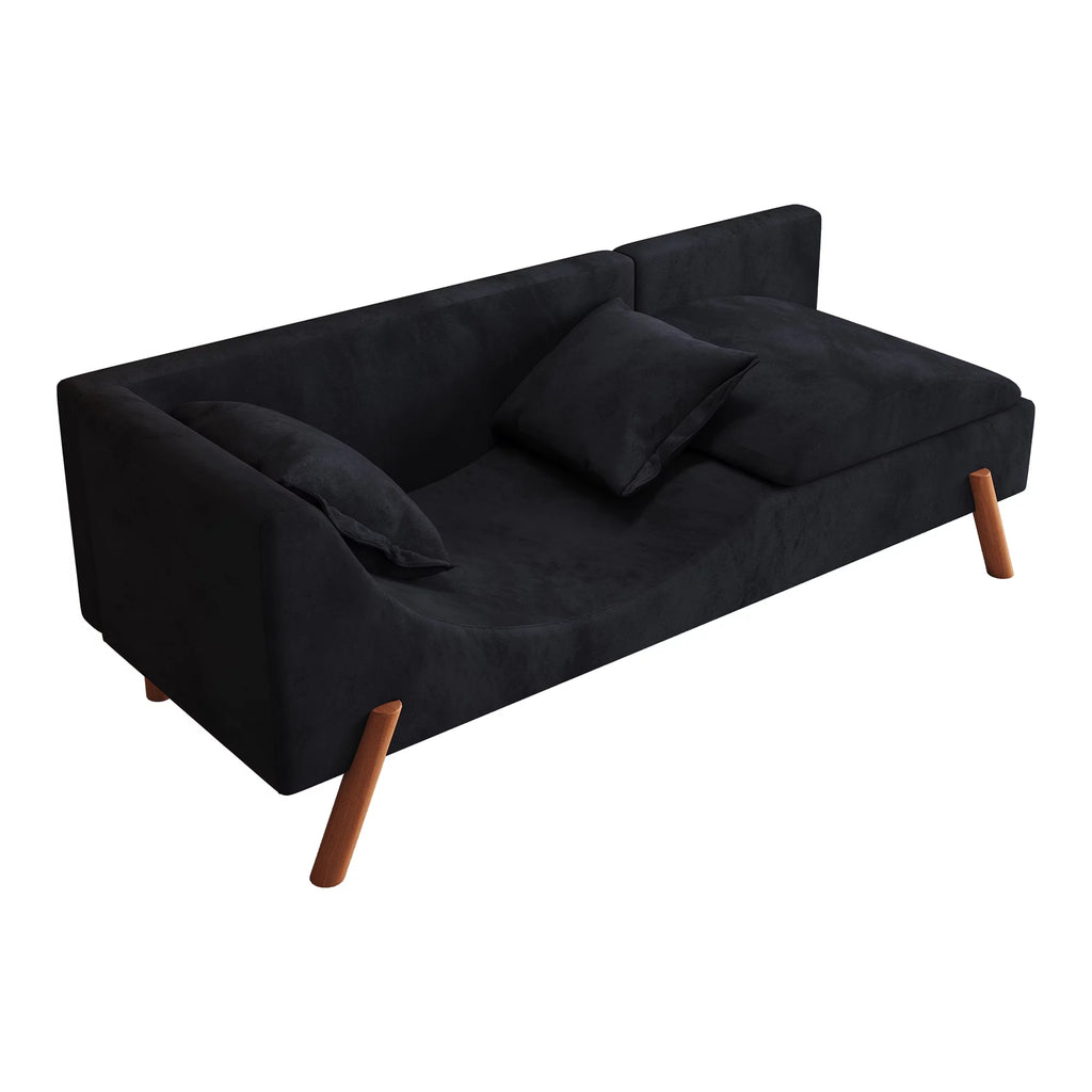 Convertible Multifunctional Chaise Longue Loveseat Sofa P486