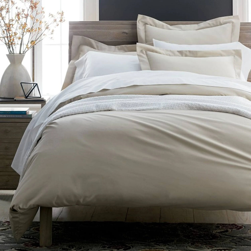 Midnight Blue Supima Cotton Sateen California King Fitted Sheet H4873