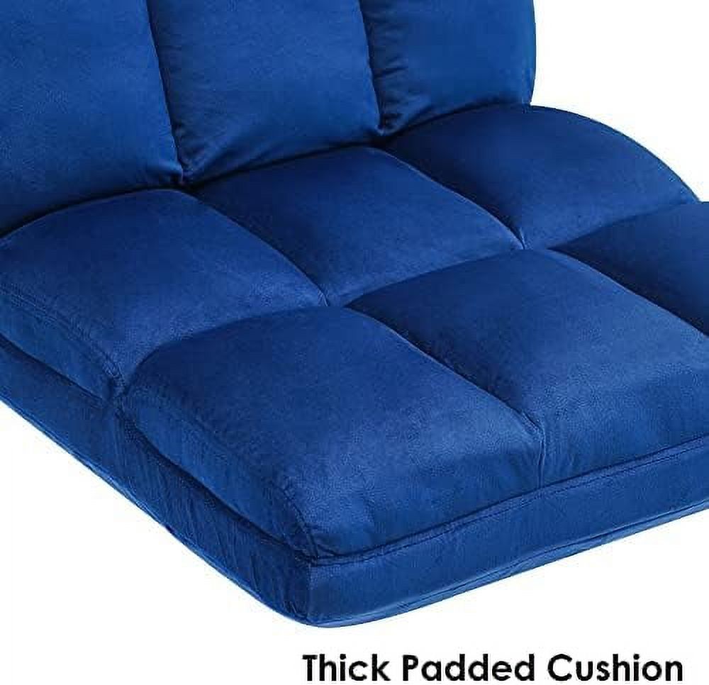 Yellow Velvet Accent Chair with Ottoman S552562