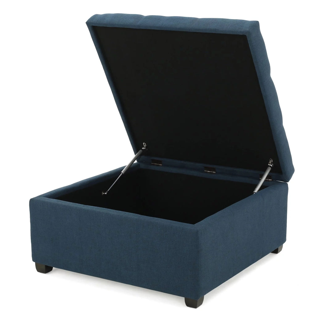 Fabric Storage Ottoman E1894