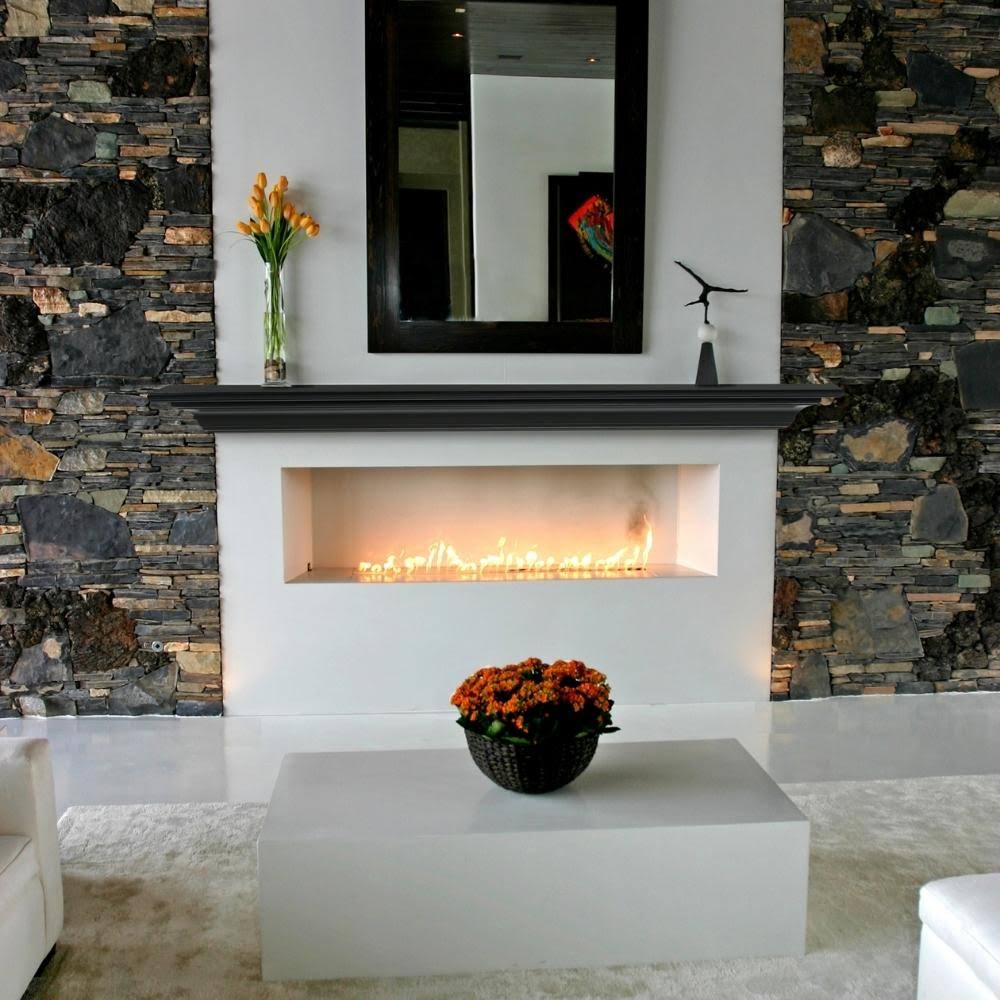 White MDF Mantel Shelf 48x22 U235