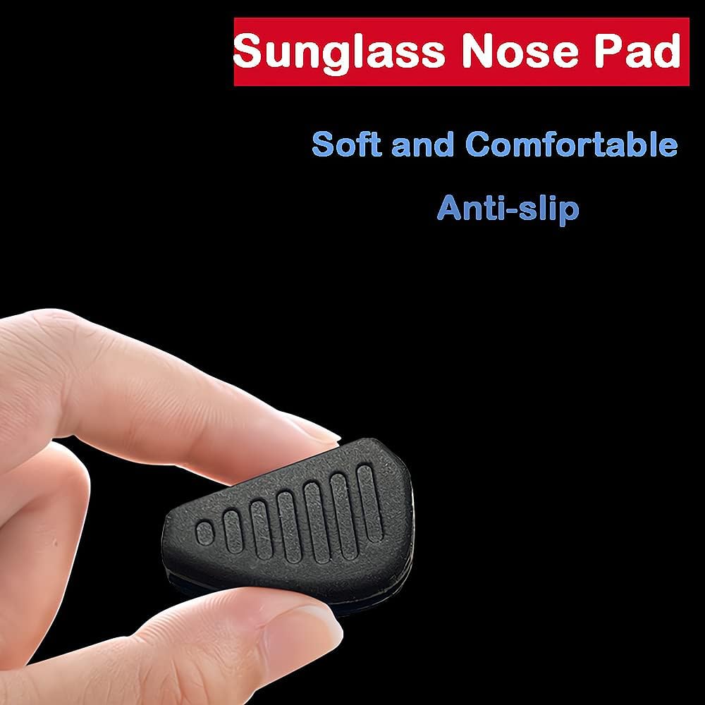 5 Pairs Plug-in Silicone Nose Pads for Eyeglass Sunglasses Z673