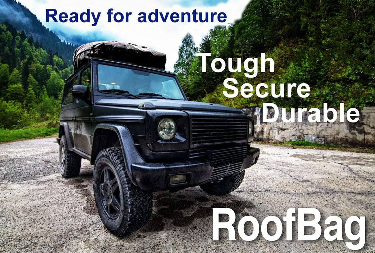 11 Cubic Feet Waterproof Rooftop Cargo Carrier with Straps and Storage Bag S300