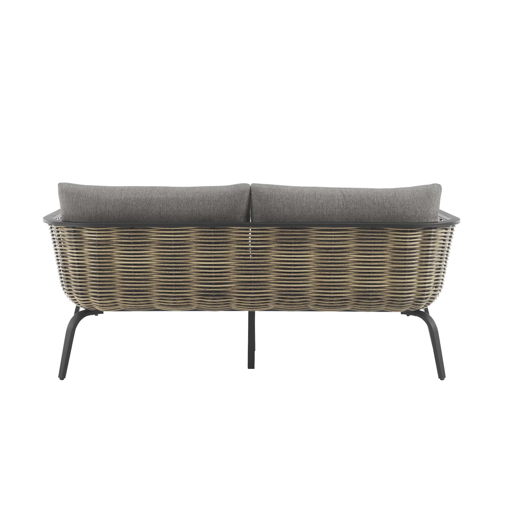 Black Outdoor Loveseat I71560
