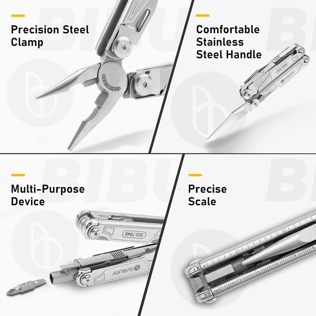 19-in-1 Stainless Steel Multitool P98578