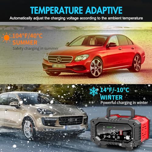 20A 12V/24V LiFePO4 Lead Acid Fully Automatic Battery Charger M54899