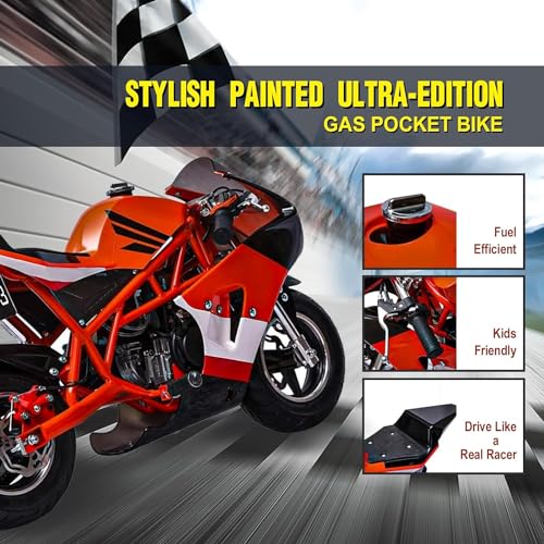 40CC 4-Stroke Gas Mini Pocket Bike O4589