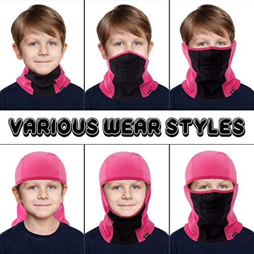 Kids Balaclava Ski Mask Winter Breathable Face Mask Windproof Neck Warmer W672