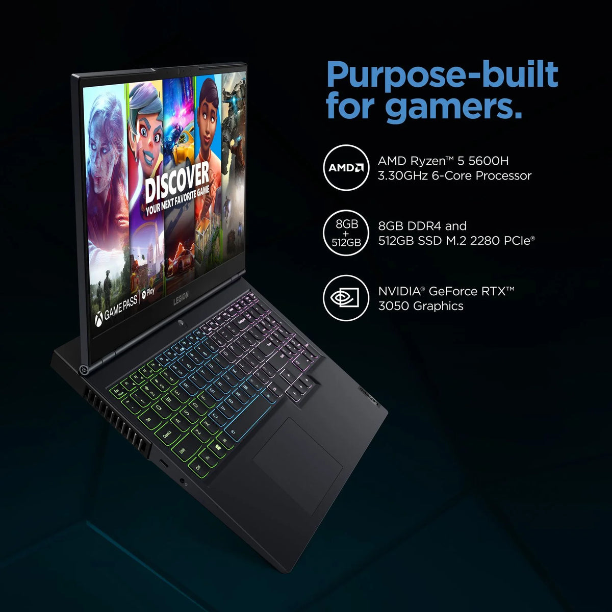 15.6" Ryzen 5 5600H GeForce RTX 3050 Ti 8GB RAM 512GB SSD Phantom Blue Laptop S709