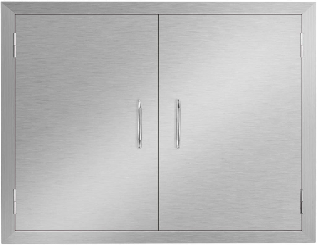 Outdoor Kitchen Stainless Steel Double Wall BBQ Access Door Y73864