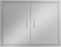 Outdoor Kitchen Stainless Steel Double Wall BBQ Access Door Y73864